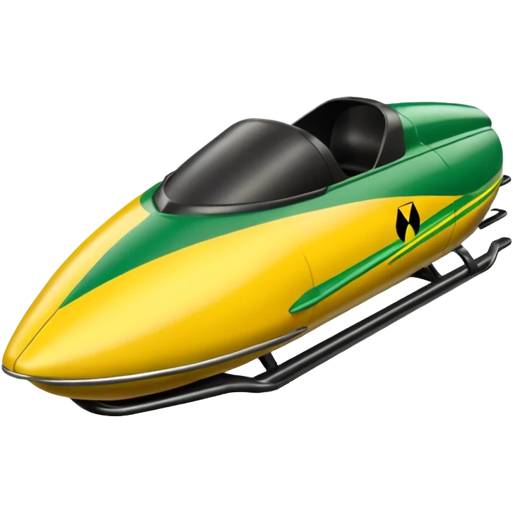 Jamaican bobsled emoji