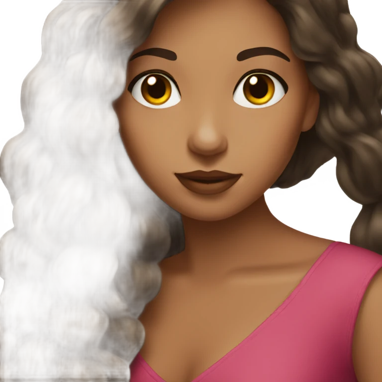 brunette rich girl emoji