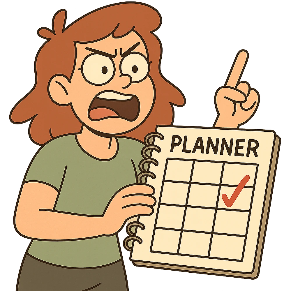 simple planner page emoji
