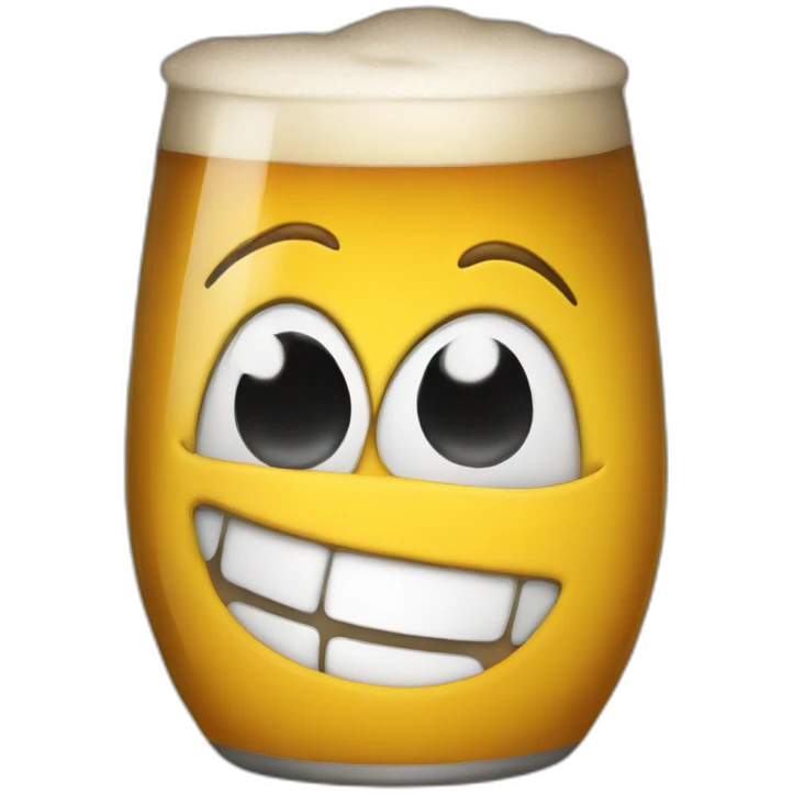 Emoji tomando cerveza  emoji