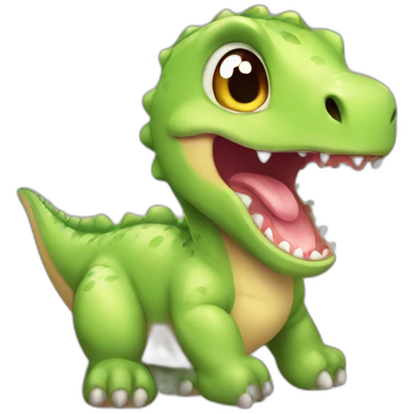 Baby dinosaur cute emoji