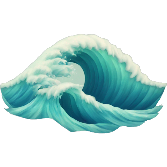 Ocean waves emoji