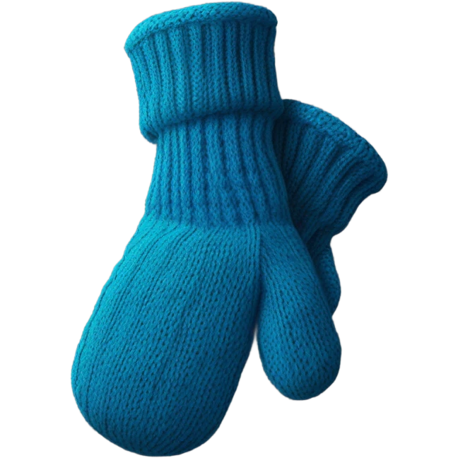 Blue mittens emoji