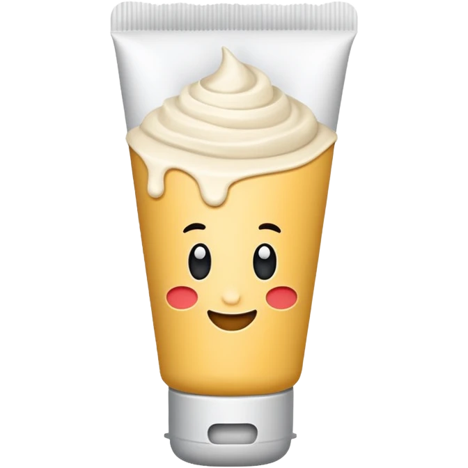 paper cream squeezer emoji