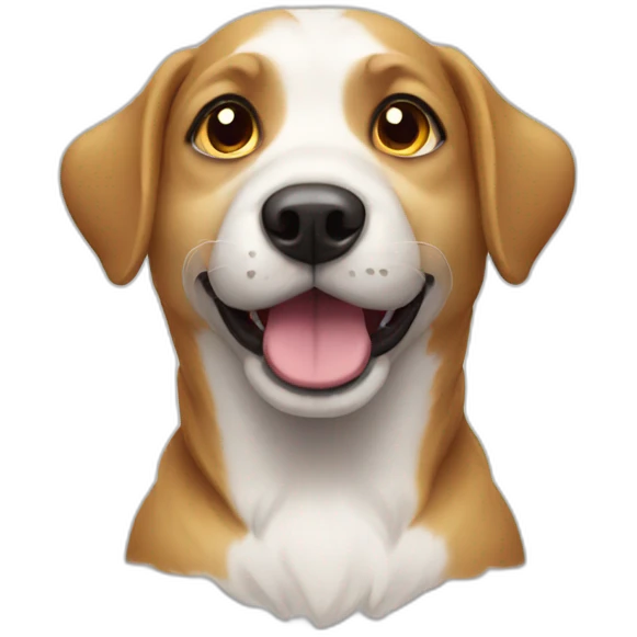 dog with halo emoji
