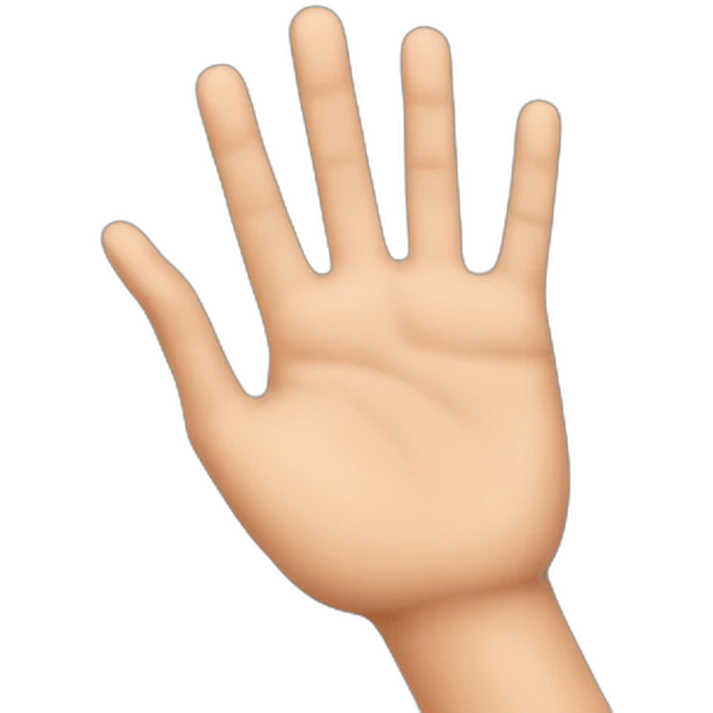 hand reaching emoji