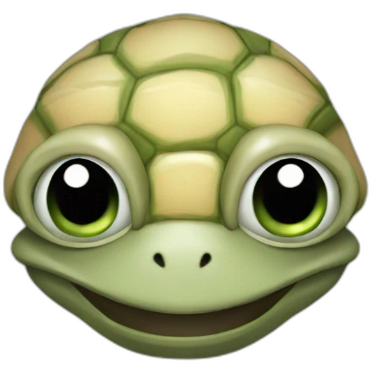 tortuga y palabra voy emoji