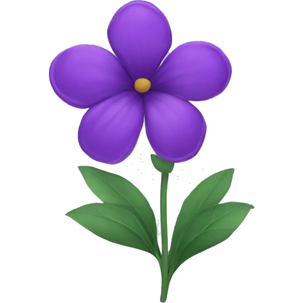 Purple flower emoji