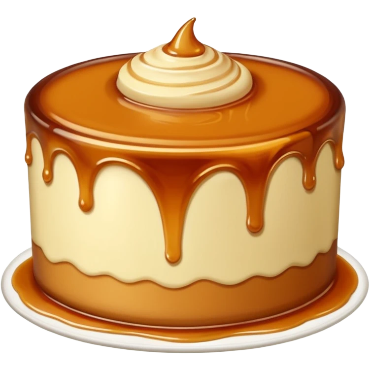 caramel pudding emoji