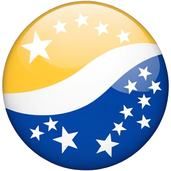 Bosnian flag round emoji