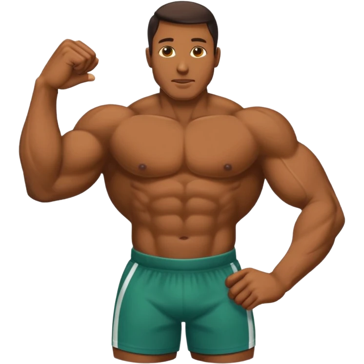 tríceps de um braço emoji