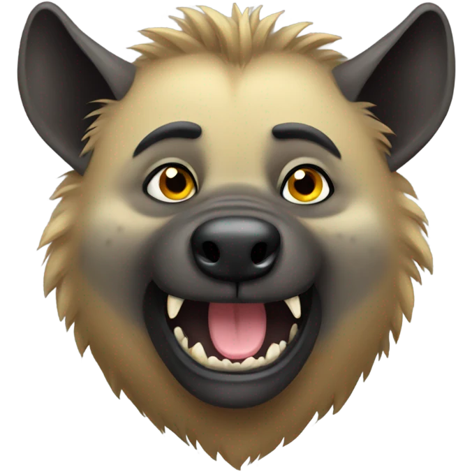 Fat hyena emoji