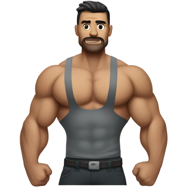 hombre fuerte musculado emoji