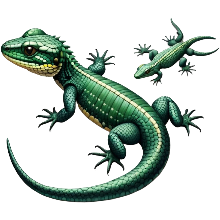 Tegu lizard emoji