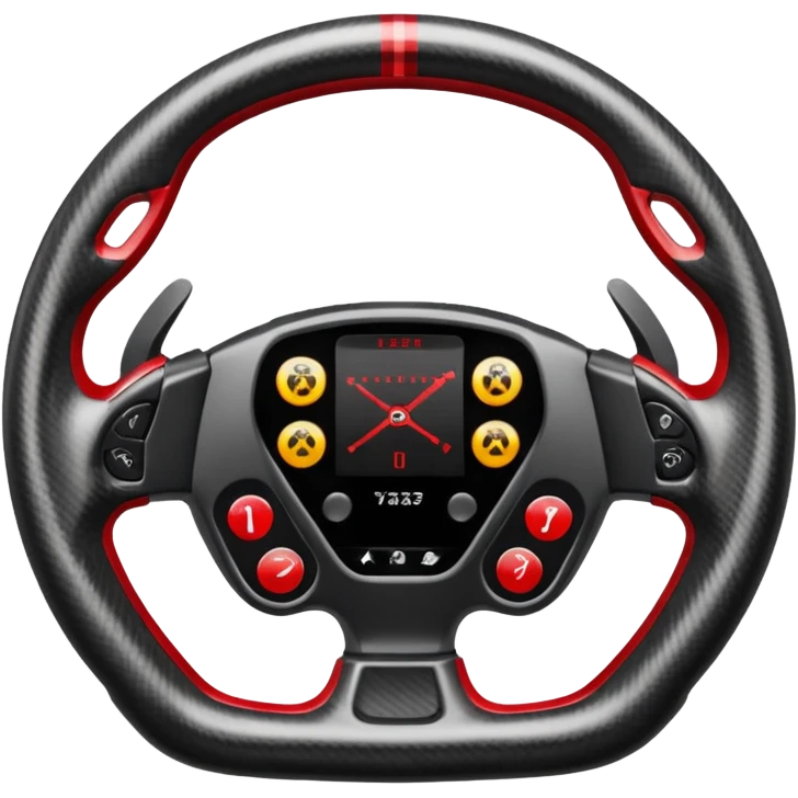 F1 steering wheel emoji