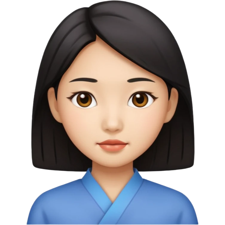 Asian girl emoji