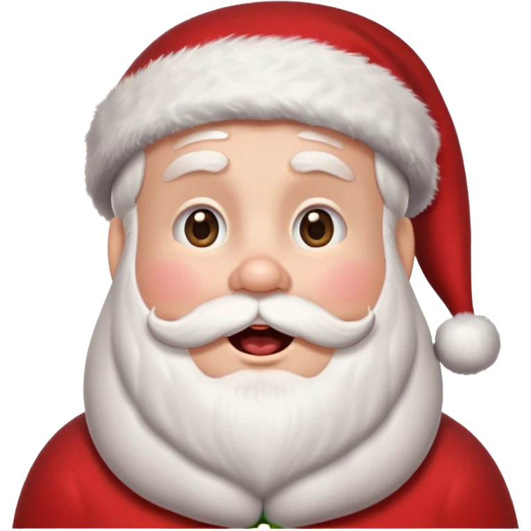singing santa emoji