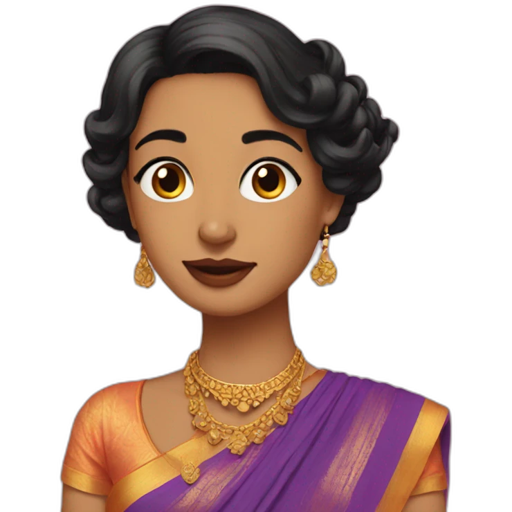 Sari cool emoji