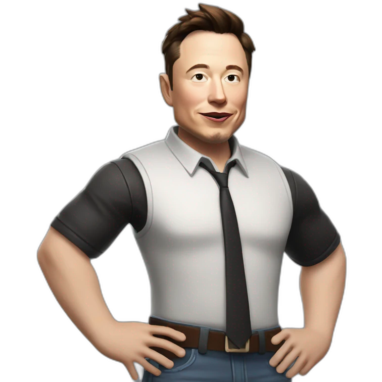 Elon musk jouant à Fortnite  emoji