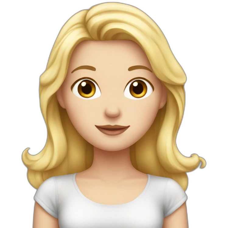 French white girl emoji