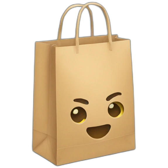 Shopping bag emoji