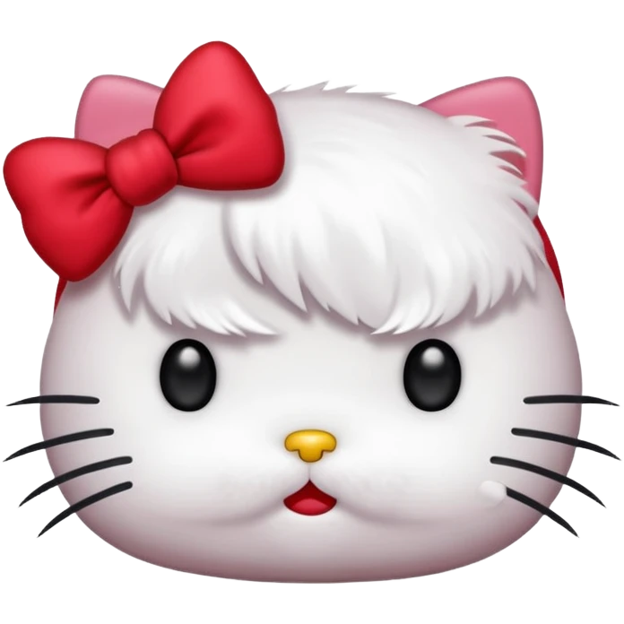Angry hello kitty  emoji