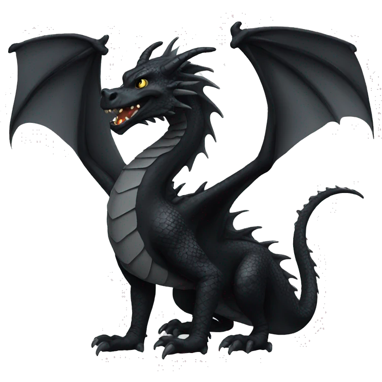 Black dragon emoji