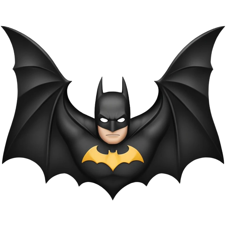 Batman's bat logo emoji