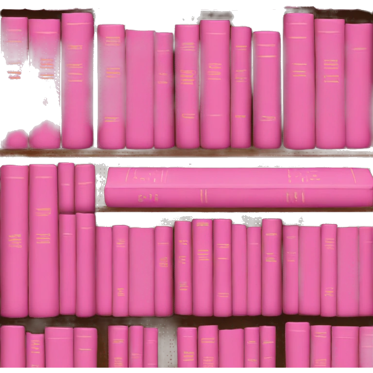 pink books emoji