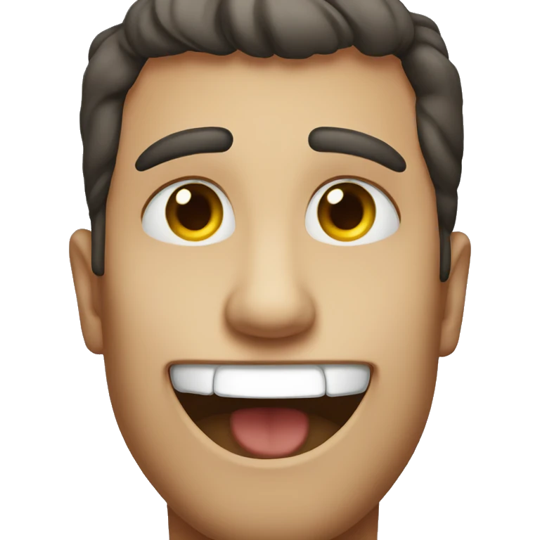 smiling and eyetwiching emoji
