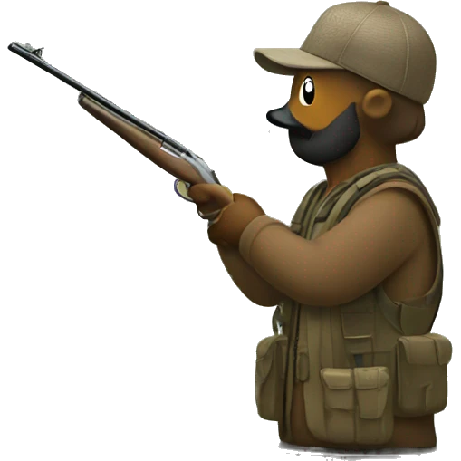 Duck hunting emoji