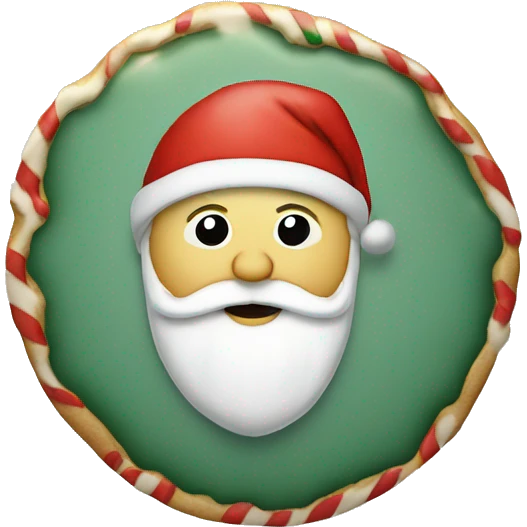 christmas party, Father Christmas, Christmas cookies emoji
