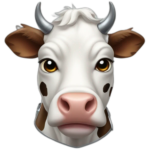 cyborg cow emoji