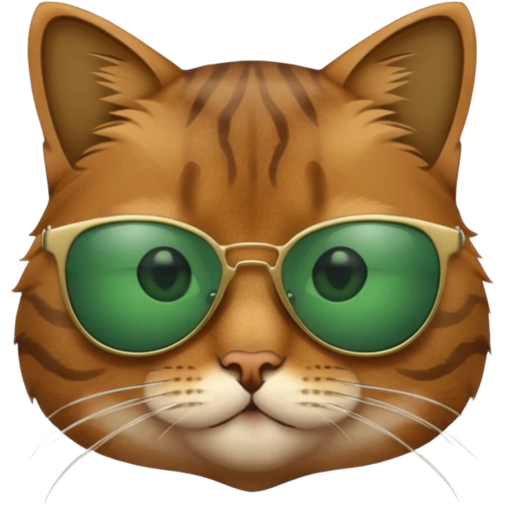 Cat wearing sunglasses emoji