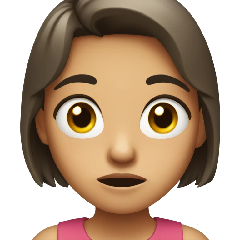 girl annoyed  emoji