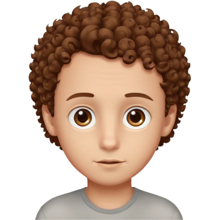 a boy with hazel eyes and curlyish brown hair and a humungos forehead like huuuuuuuuuuuuuge emoji