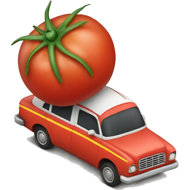 Tomato taxi emoji