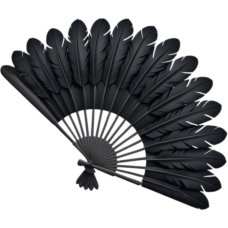 a-dovetail-consisting-of-black-feathers-that-spread-out-in-a-fan-shape.-without-the-dove. emoji