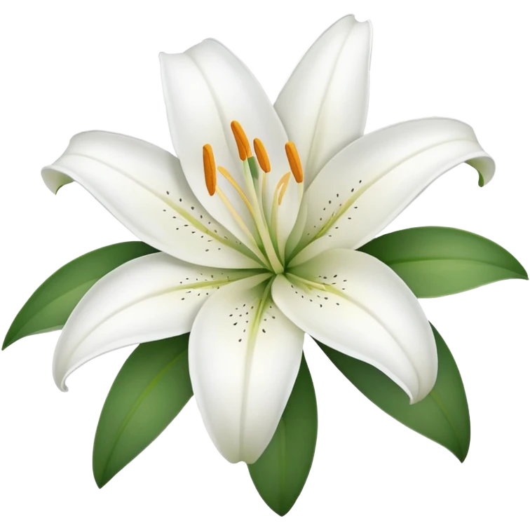 single lily emoji
