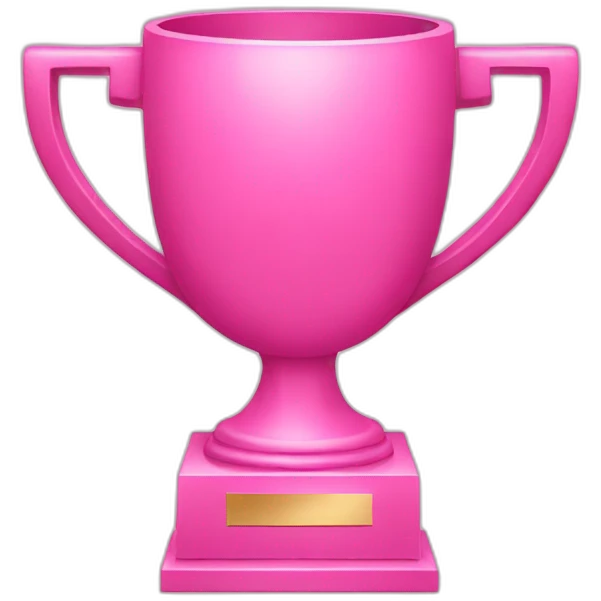 pink trophy emoji