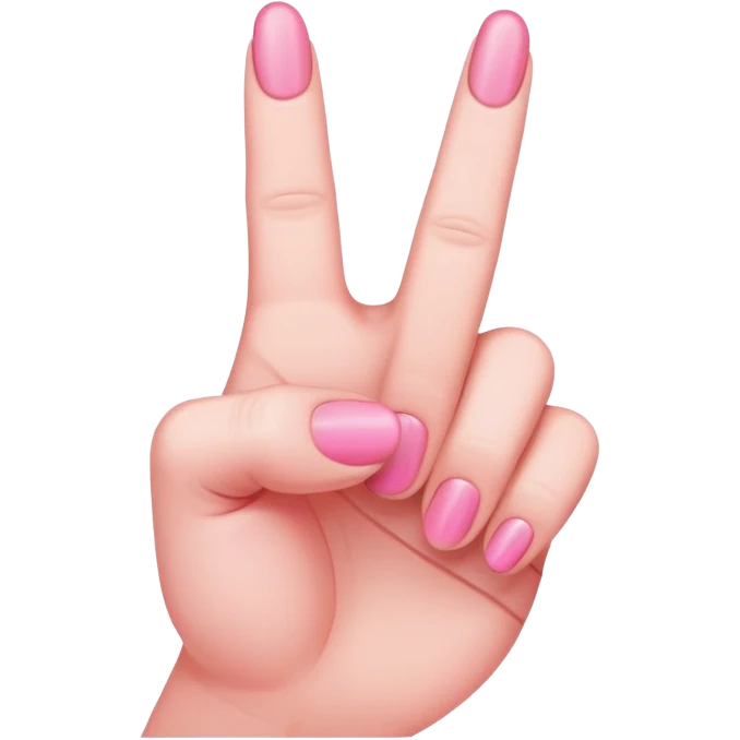 Pink middle finger  emoji