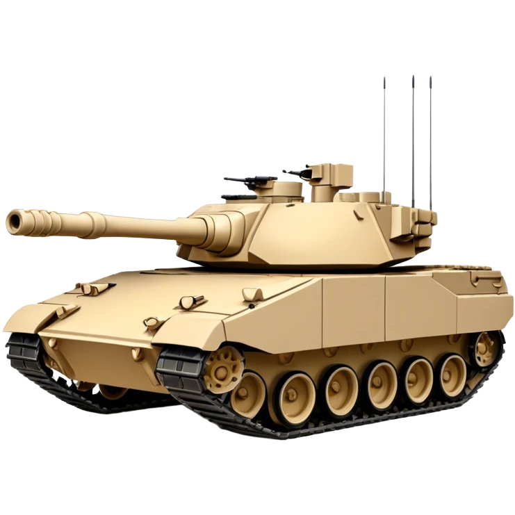M1 Abrams Tank (sand colour) emoji