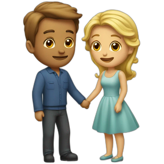 Homme qui fais l’amour à une femme emoji