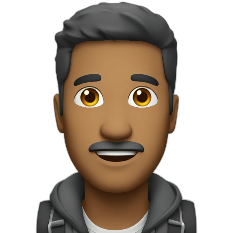 bus man face front help emoji
