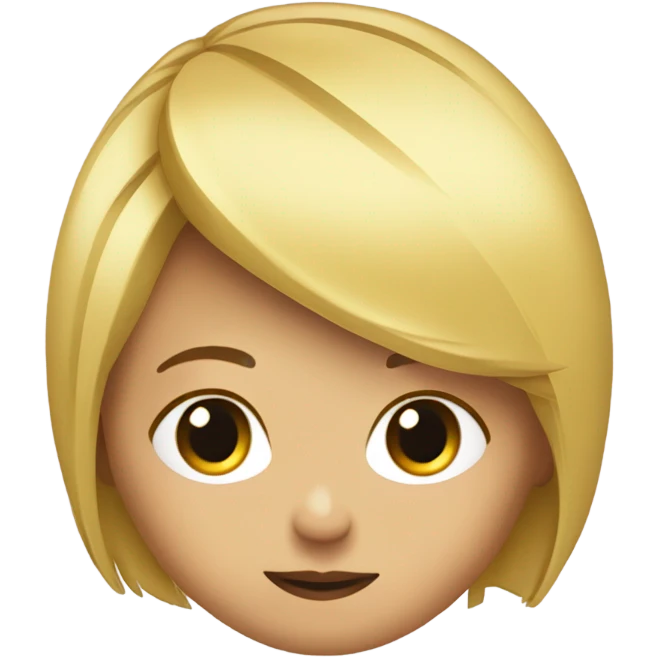 Blondie girl mirando mal  emoji