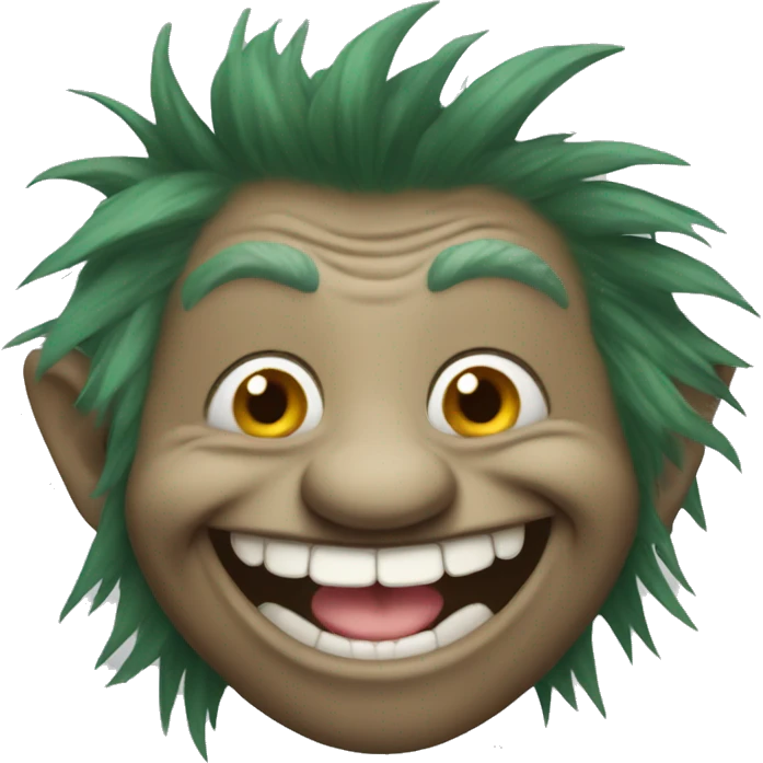 Happy troll  emoji