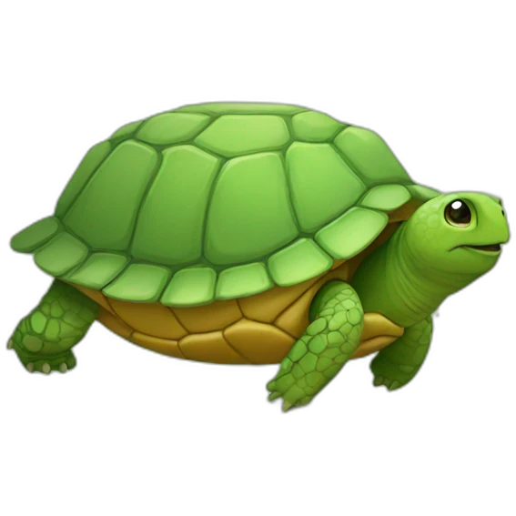 chat sur tortue emoji