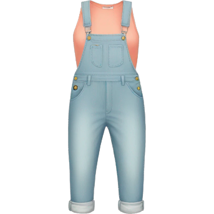 overalls with long pants piece of cloth item only emoji