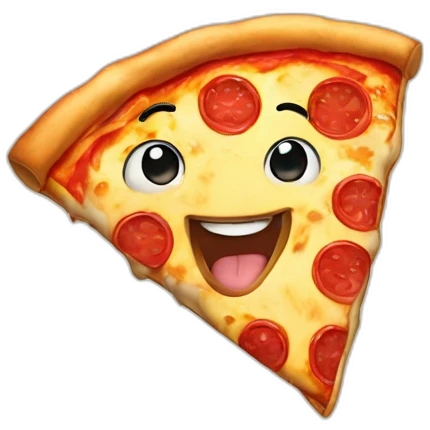 Happy Pizza emoji