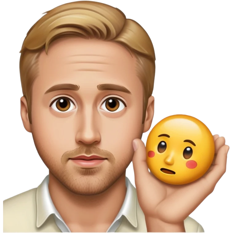 Draw Ryan Gosling giving a fuck. emoji